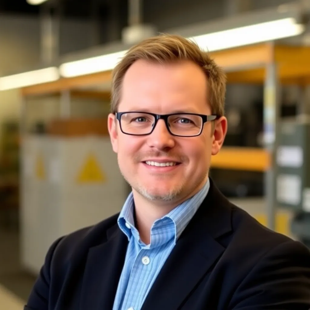 Portret van een operationeel directeur van een Belgisch productiebedrijf